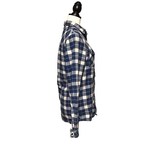 Divided by H&M Blue Plaid Shirt S - Picture 3 of 9